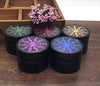 Tobacco Aluminum Grinder Dia. 63MM 4 Parts Lightning