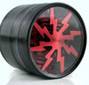Tobacco Aluminum Grinder Dia. 63MM 4 Parts Lightning