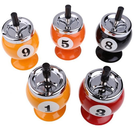 Creative Stainless Steel Eight Balls Ashtray