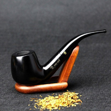 Smoking Set Ebony Wood Smoking Pipe