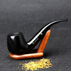 Smoking Set Ebony Wood Smoking Pipe